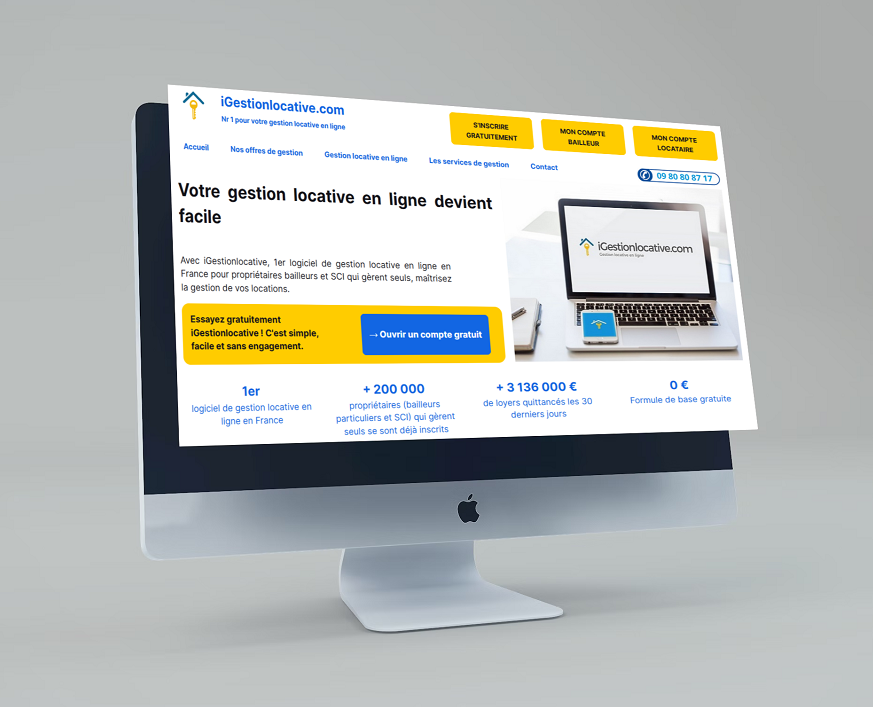 iGestionlocative.com, Nr 1 de la gestion locative en ligne