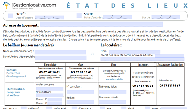 État des lieux pour maison