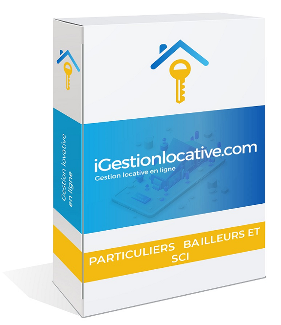 Logiciel de gestion locative en ligne igestionlocative affichant le suivi des loyers et l'édition de quittance